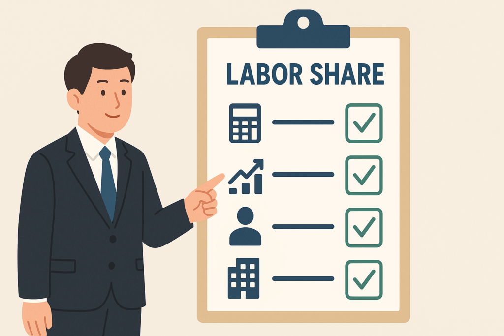 まずは結論!労働分配率の重要ポイントがわかる早見表