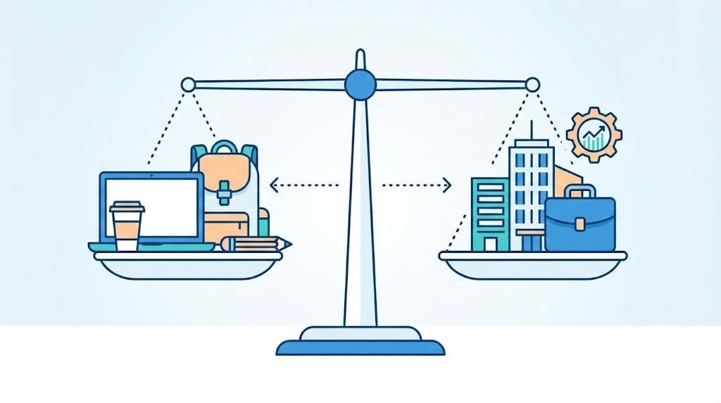 【徹底比較】個人事業主の「家事按分」と法人の「社宅スキーム」の違い